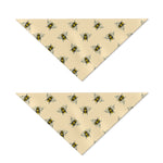 Vintage Bee Pattern Print Dog Bandana