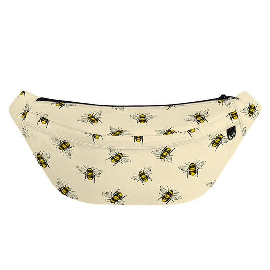 Vintage Bee Pattern Print Fanny Pack
