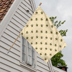 Vintage Bee Pattern Print House Flag
