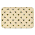 Vintage Bee Pattern Print Indoor Door Mat