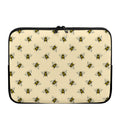 Vintage Bee Pattern Print Laptop Sleeve