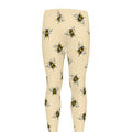 Vintage Bee Pattern Print Men's Leggings