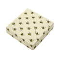Vintage Bee Pattern Print Outdoor Seat Cushion Cover
