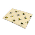 Vintage Bee Pattern Print Pet Cooling Mat Cover