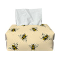 Vintage Bee Pattern Print Rectangle Tissue Box Cover