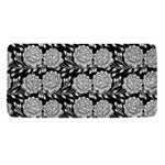 Vintage Black And White Floral Print Towel
