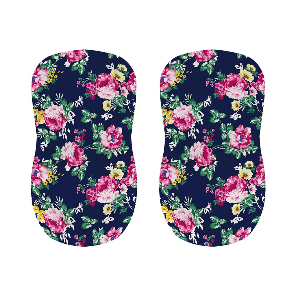Vintage Blossom Floral Pattern Print Bar Stool Covers