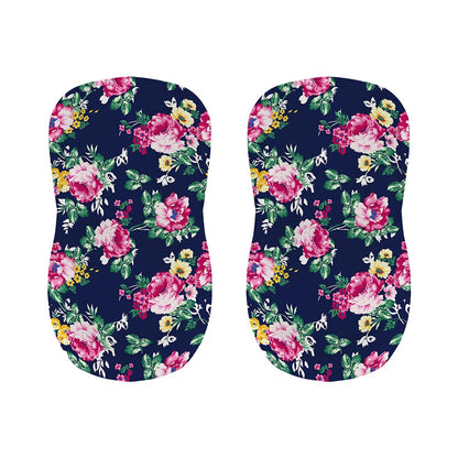 Vintage Blossom Floral Pattern Print Bar Stool Covers