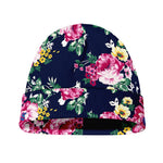Vintage Blossom Floral Pattern Print Beanie