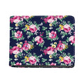 Vintage Blossom Floral Pattern Print Bifold Wallet