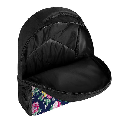 Vintage Blossom Floral Pattern Print Casual Backpack
