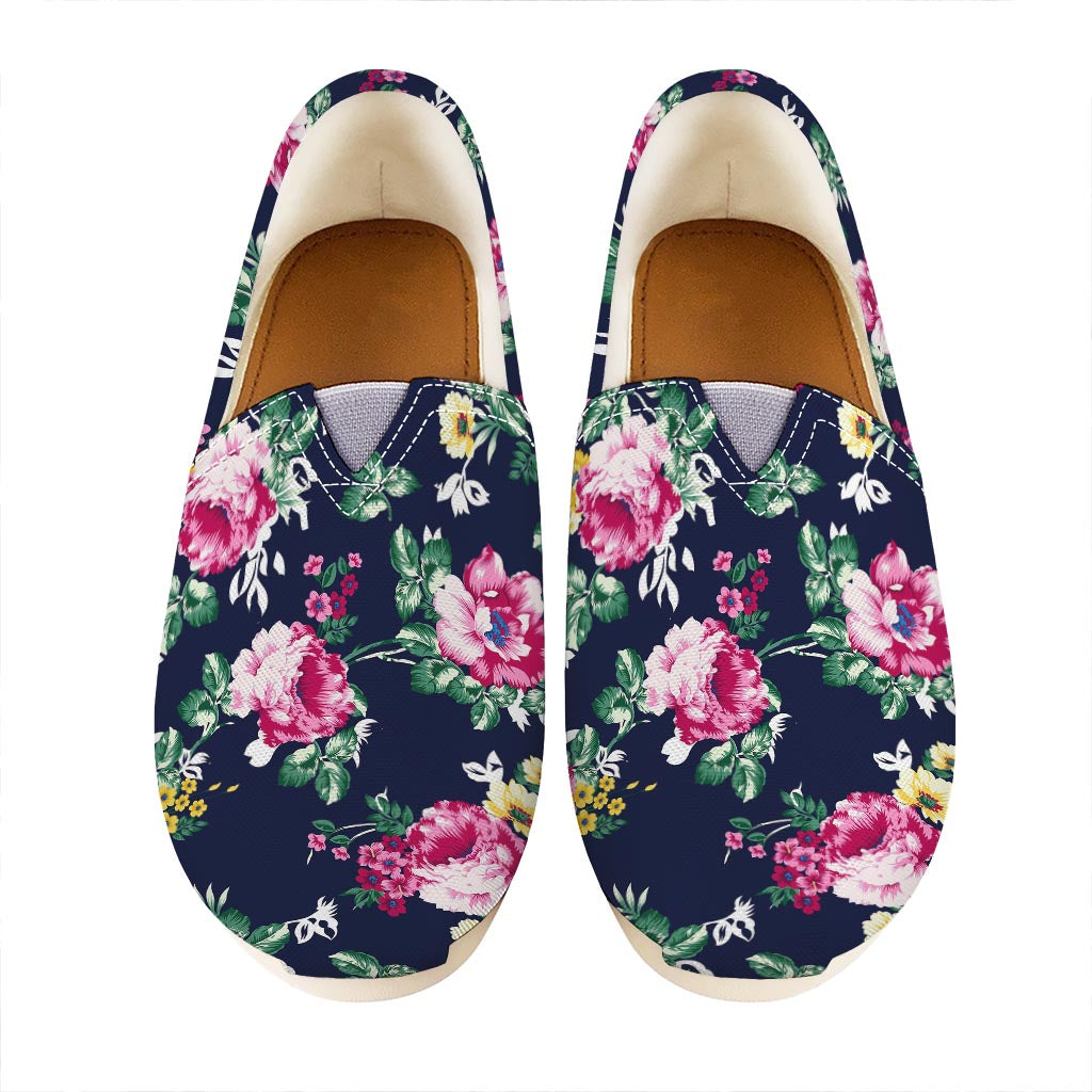 Vintage Blossom Floral Pattern Print Casual Shoes