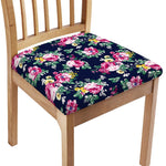Vintage Blossom Floral Pattern Print Chair Cushion Cover