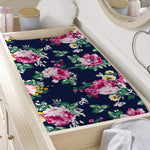 Vintage Blossom Floral Pattern Print Changing Pad Cover