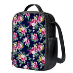 Vintage Blossom Floral Pattern Print Crossbody Lunch Bag