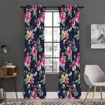 Vintage Blossom Floral Pattern Print Curtain