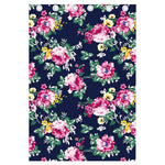 Vintage Blossom Floral Pattern Print Curtain