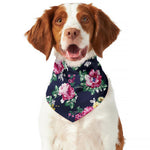 Vintage Blossom Floral Pattern Print Dog Bandana