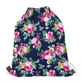 Vintage Blossom Floral Pattern Print Drawstring Bag