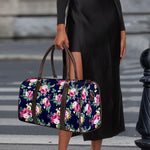 Vintage Blossom Floral Pattern Print Duffle Bag