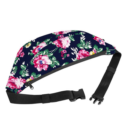 Vintage Blossom Floral Pattern Print Fanny Pack