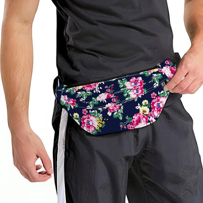 Vintage Blossom Floral Pattern Print Fanny Pack