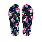 Vintage Blossom Floral Pattern Print Flip Flops