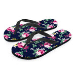 Vintage Blossom Floral Pattern Print Flip Flops