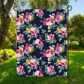 Vintage Blossom Floral Pattern Print Garden Flag
