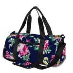 Vintage Blossom Floral Pattern Print Gym Bag