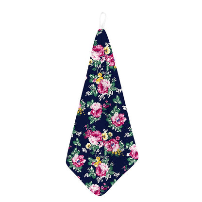 Vintage Blossom Floral Pattern Print Hand Towel