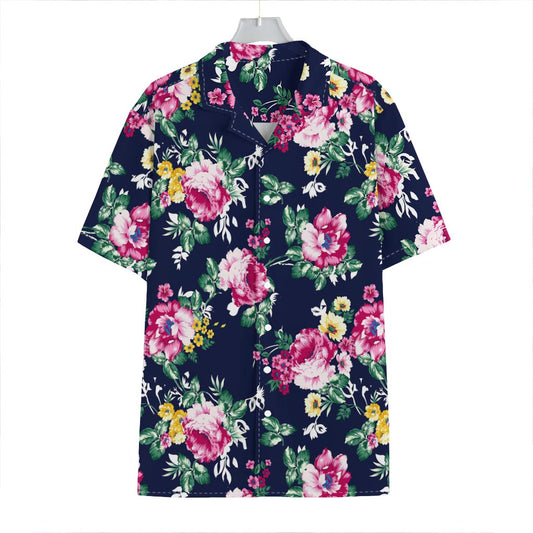 Vintage Blossom Floral Pattern Print Hawaiian Shirt