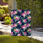 Vintage Blossom Floral Pattern Print House Flag