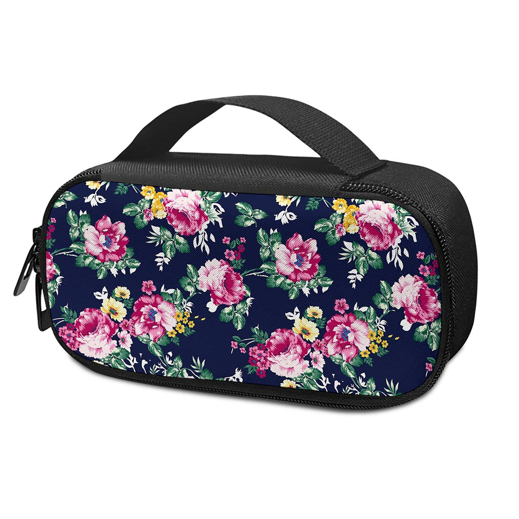Vintage Blossom Floral Pattern Print Insulin Cooler Travel Case