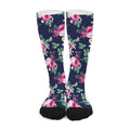 Vintage Blossom Floral Pattern Print Long Socks