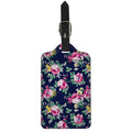 Vintage Blossom Floral Pattern Print Luggage Tag