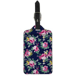 Vintage Blossom Floral Pattern Print Luggage Tag