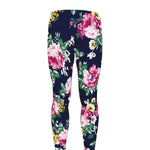 Vintage Blossom Floral Pattern Print Men's leggings