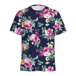 Vintage Blossom Floral Pattern Print Men's Sports T-Shirt