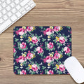 Vintage Blossom Floral Pattern Print Mouse Pad