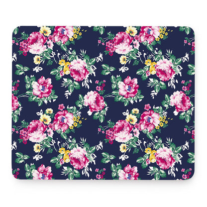 Vintage Blossom Floral Pattern Print Mouse Pad