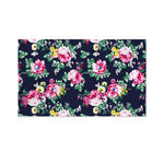 Vintage Blossom Floral Pattern Print Polyester Flag