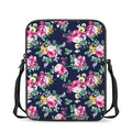 Vintage Blossom Floral Pattern Print Rectangular Crossbody Bag