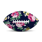 Vintage Blossom Floral Pattern Print Rugby Ball