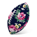 Vintage Blossom Floral Pattern Print Rugby Ball