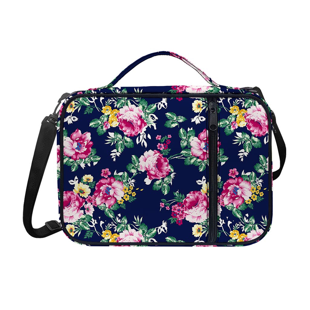 Vintage Blossom Floral Pattern Print Shoulder Strap Bible Bag