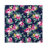 Vintage Blossom Floral Pattern Print Silk Bandana