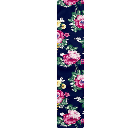 Vintage Blossom Floral Pattern Print Table Runner