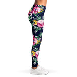 Vintage Blossom Floral Pattern Print Women's Leggings
