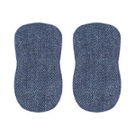 Vintage Blue Denim Jeans Print Bar Stool Covers
